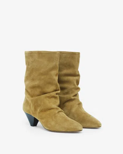 Shop Isabel Marant Halbstiefel Reachi In Taupe