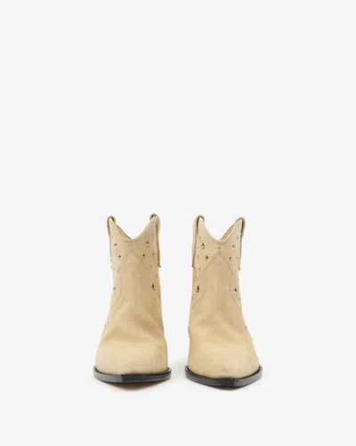 Isabel Marant Dewina Suede Ankle Boots In Toffee