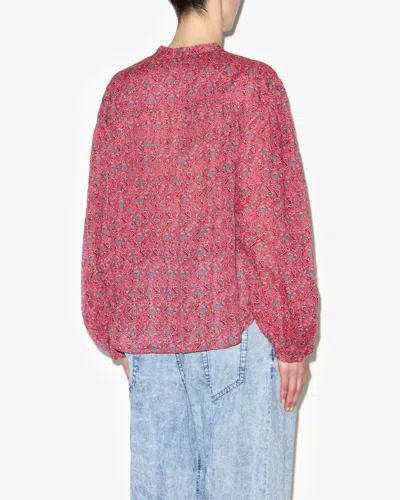 Isabel Marant Étoile Salika Oberteil In Cranberry