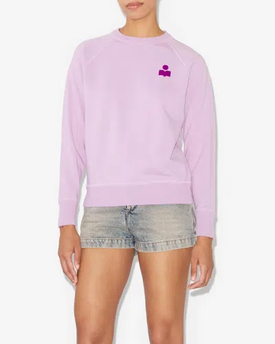 Isabel Marant Étoile Sweatshirt Milla In Lilac-purple