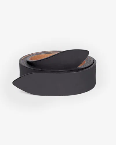Isabel Marant Lecce Belt In Black And Natural