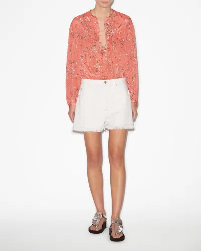 Shop Isabel Marant Oberteil Kiledia In Shell Pink