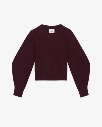 Isabel Marant Loreya Pullover In Plum