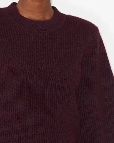Isabel Marant Loreya Pullover In Plum