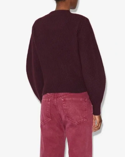 Isabel Marant Loreya Pullover In Plum