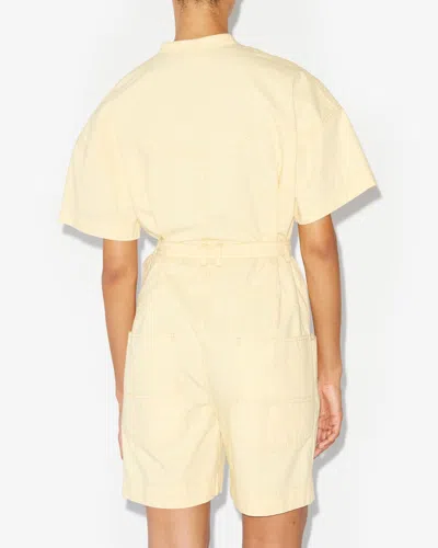 Isabel Marant Étoile Short-sleeve Bodysuit In Sunlight