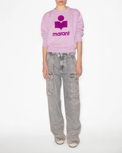 Isabel Marant Étoile Moby Sweatshirt In Purple