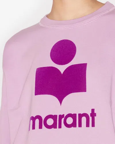 Isabel Marant Étoile Moby Sweatshirt In Purple