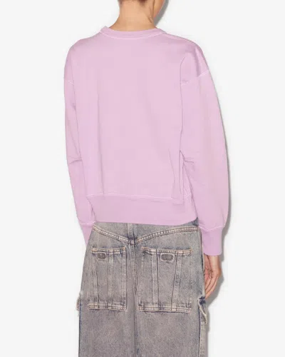Isabel Marant Étoile Moby Sweatshirt In Purple