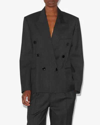 Isabel Marant Klero Jacke In Anthracite
