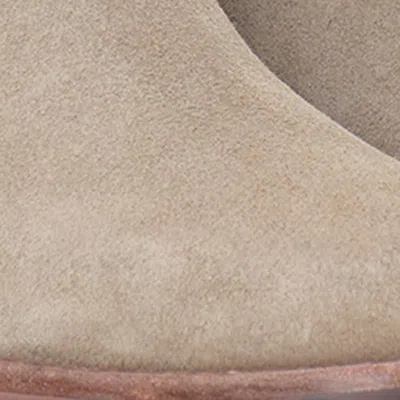 Isabel Marant Susee Suede Western Ankle Booties In Taupe