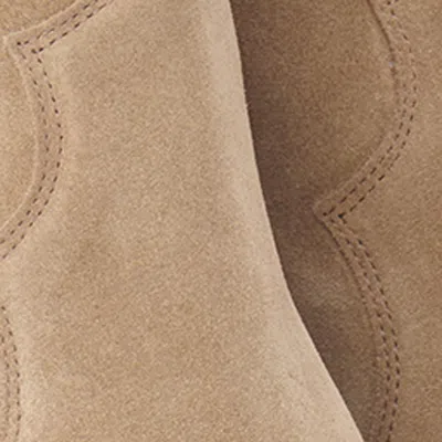 Isabel Marant Halbstiefel Darizo Aus Kalbs-veloursleder In Taupe
