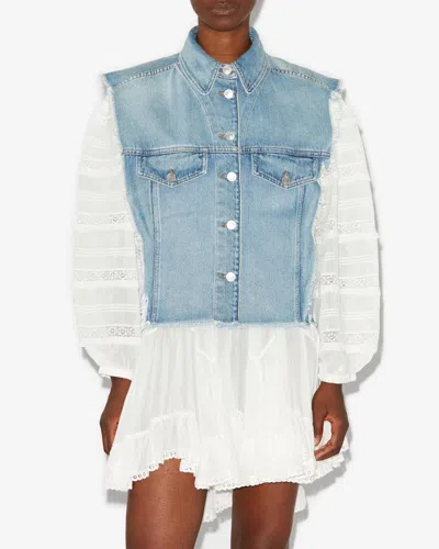 Isabel Marant Tyra Jacke In Ice Blue
