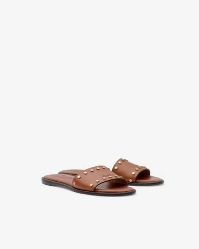 Isabel Marant Sandals In Cognac