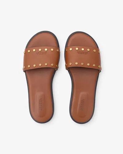 Isabel Marant Sandals In Cognac