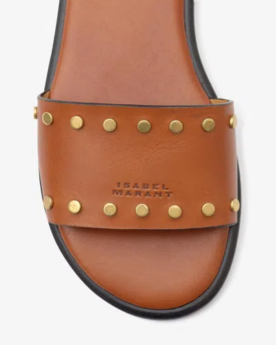 Isabel Marant Sandals In Cognac