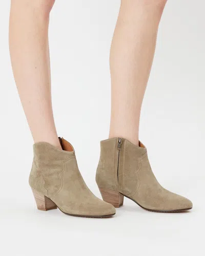 Isabel Marant Boots Dicker In Taupe