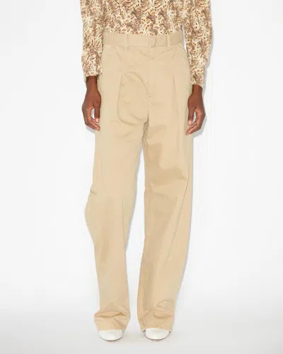 Isabel Marant Lenadi Trousers In Beige