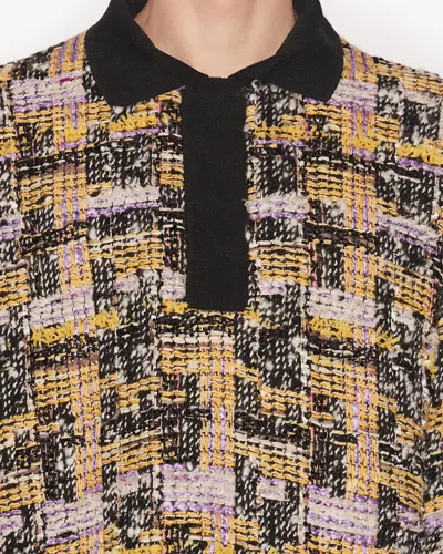Isabel Marant Oberteil Dorian In Lilac-yellow