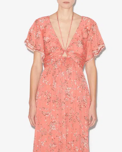 Isabel Marant Kleid Agathe In Shell Pink