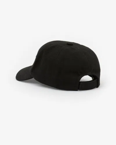 Isabel Marant Basecap Tyron In Black-black
