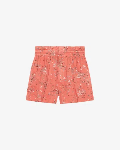 Shop Isabel Marant Shorts Ceyane In Shell Pink