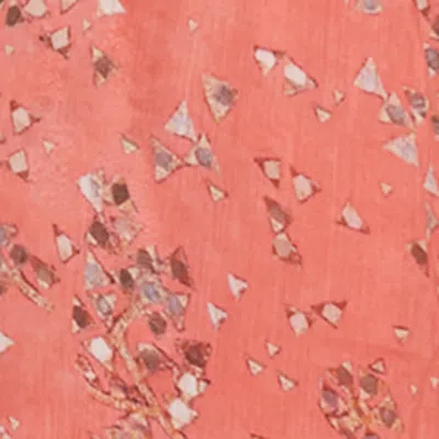 Isabel Marant Ceyane Floral Cotton And Silk Shorts In Shell Pink