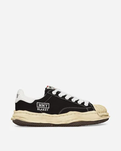 Miharayasuhiro Maison Mihara Yasuhiro Black Canvas Blakey Low Top Sneakers In Black