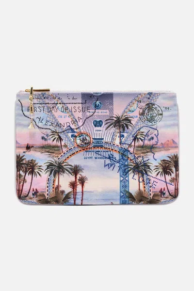 Camilla Small Canvas Clutch Call Me In Cairo