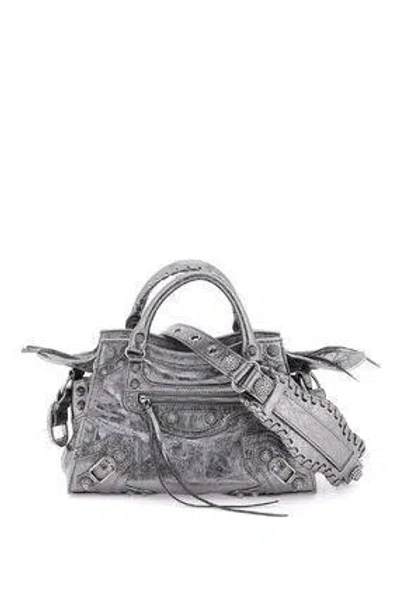 Shop Balenciaga Handbags In Gray