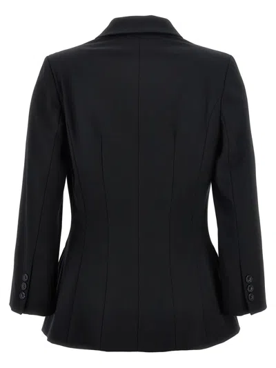 Elisabetta Franchi Tailored Fit Single-breasted Blazer In Black