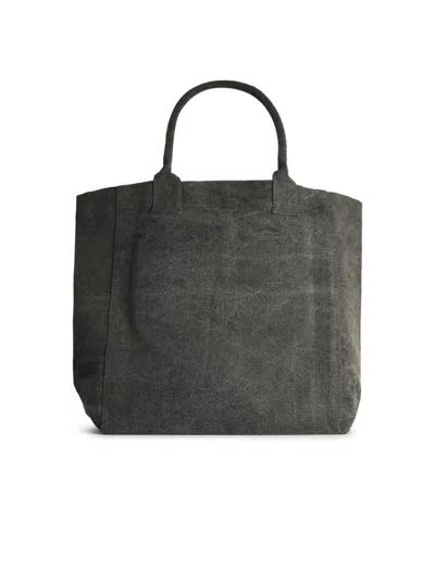 Shop Isabel Marant 'venky' Grey Cotton Bag