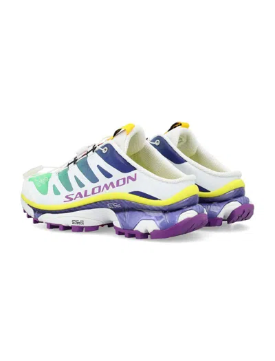 Shop Mm6 Maison Margiela X Salomon Xt-4 Mules In Lillac Multicolor