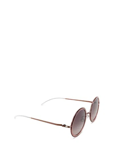 Shop Mykita Sunglasses In A52-purple Bronze/melrose