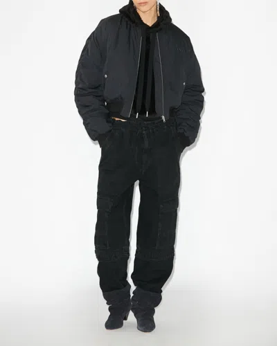 Isabel Marant Étoile Bessime Bomber Jacket In Black