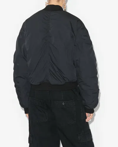 Isabel Marant Étoile Bessime Bomber Jacket In Black