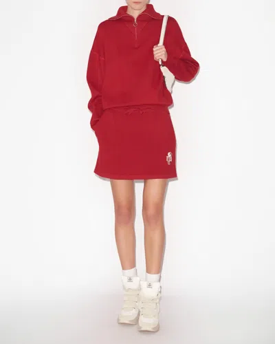 Isabel Marant Étoile Amelie Skirt In Red