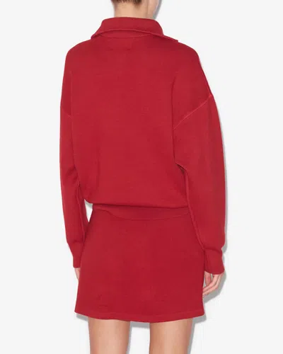 Isabel Marant Étoile Azra Sweater In Red