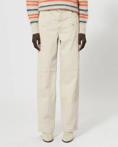 Isabel Marant Étoile Valeria Trousers In Ecru