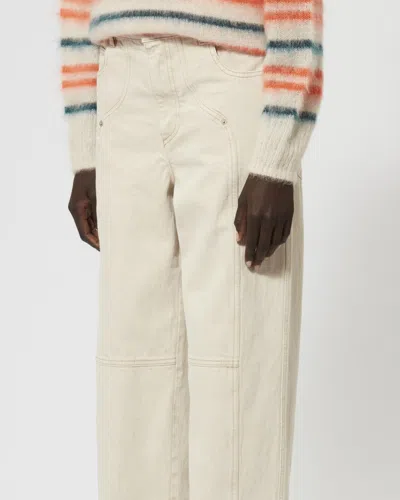 Isabel Marant Étoile Valeria Trousers In Ecru