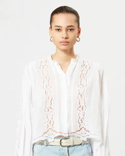 Isabel Marant Kubra Top In White