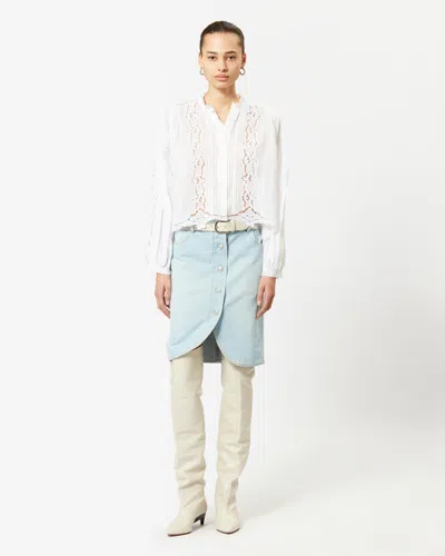 Isabel Marant Kubra Top In White