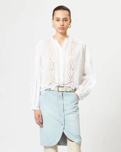 Isabel Marant Kubra Top In White