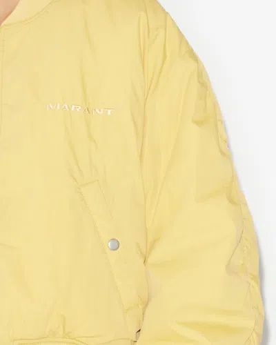 Isabel Marant Étoile Bessime Bomber Jacket In Yellow