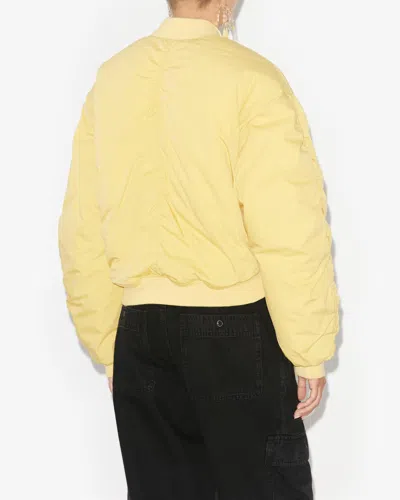 Isabel Marant Étoile Bessime Bomber Jacket In Yellow