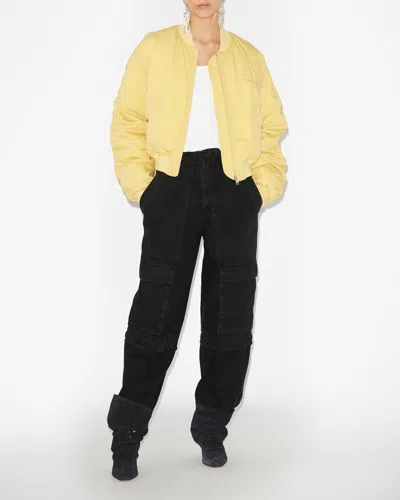 Isabel Marant Étoile Bessime Bomber Jacket In Yellow