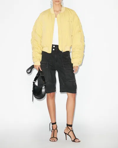 Isabel Marant Étoile Bessime Bomber Jacket In Yellow