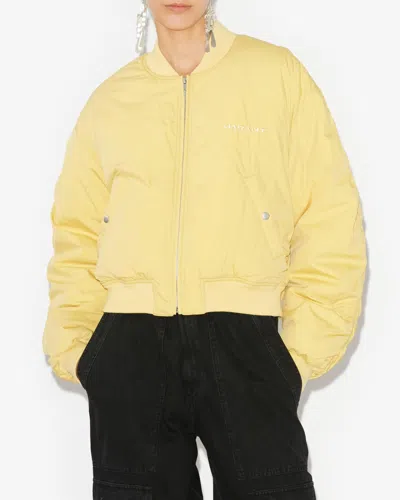 Isabel Marant Étoile Bessime Bomber Jacket In Yellow