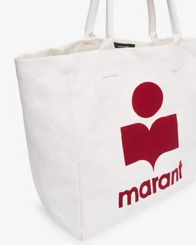 Isabel Marant Yenky Tote Bag In Ecru