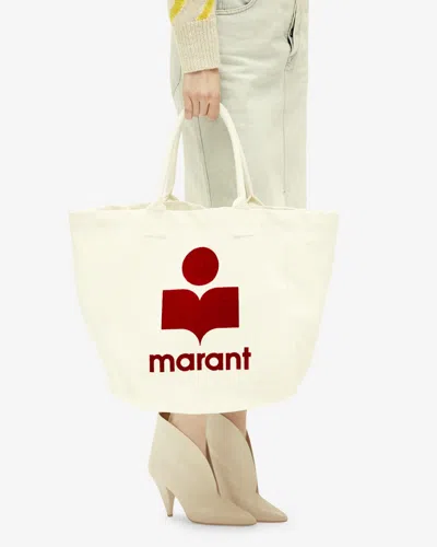 Isabel Marant Yenky Tote Bag In Ecru